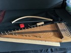Zither Heaven Bowed Psaltery cherry Wood 22 Steel Strings excellent complete