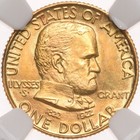 1922 Grant G 1 Ngc Ms64 Gold Classic Commemorative Dollar No Star