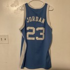 Jordan North Carolina Tar Heels Michael Jordan  23 Basketball Jersey Blue white