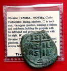 Christ Pantocrator Ae30 Follis 1034ad Genuine Byzantine Coin   Coin Wallet