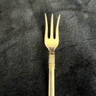 Aegean Weave Gold By Wallace   Sterling Silver   Cocktail Fork 6  Serving
