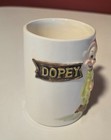 Vintage 1960s Walt Disney Productions Dopey 8 Oz Mug With Pink Handle