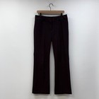 Ann Taylor Loft Julie Mid-rise Bootcut Trouser Pant Career Stretch Plum 6