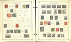 Czechoslovakia Stamp Collection On 40 Scott   Schaubek Pages  1918-1968  bh 