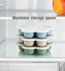 3 Pack Baby Food Freezer Tray With Lids  Silicone Baby Food Storage Container Fo
