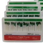 10 Packs Dental Endodontics Absorbent Paper Point Taper 0 04 35  100pcs pack