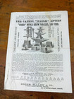 1884 Price List Brochure Fisher   Norris Eagle Anvils Testimonial Disston   Sons