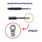 1x Universal Gas Struts Springs 200-750mm 100-800n Ball Joint Eyelet Multi Purp 