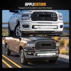 Lower Bumper 32 inch Led Light Bar Mounting Kit For Dodge Ram 2500 3500 03-09