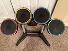 Ps3 Rock Band Bundle - Guitar  Drums  Mic  2 Dongles  2 Games  Tested-read Descr