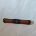 Antique Wooden Needle Case With Hand Sewing Needles Collectible