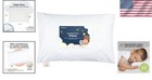 Soft White 13x18 Toddler Pillow With Organic Pillowcase