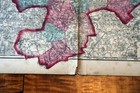 1871 Gray s Antique Atlas Map Of Middlesex County-beautiful Handcoloring