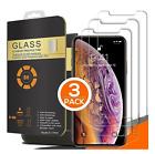 3x Tempered Glass Screen Protector For Iphone 14 13 12 11 Pro Max X Xs Xr 8 7 6