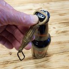 Coca-cola Bottle Solid Brass Bottle Opener With Raised Lettering  4 5  X 2  