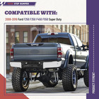 Rear Step Bumper Compatible With 2008-2016 Ford F250 F350 F450 F550 Super Duty W