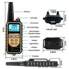 New 3000 Ft Remote Dog Shock Training Collar Rechargeable Waterproof Pet Trainer