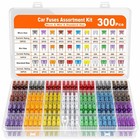 300pcs Car Blade Fuse Assortment Assorted Kit Blade Set Auto Truck Automotive