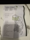 Baby Jogger Stroller Organizer Parent Console With Cup Holders  Black