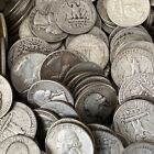 Five Washington Quarters  90  Silver Pre 1964  Circulated  Choose How Many 