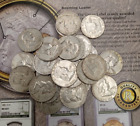 Silver  8 - Coins Random Dates   Mint Marks Franklin Half Dollar s Tp-6921