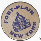 1980  Otsquago Coin Association 15th Show  Fort Plain  New York  Wooden Nickel