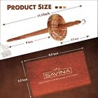 Savina Wooden Hardwood Drop Spindle Top Whorl Yarn Spinner Wheel For Wood 