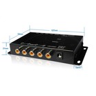 1pcs Video Quad Splitter 4-way Mini Processor Multiplexer Switcher For Cctv S   