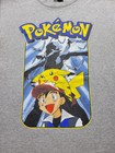 Vintage Pokemon Ash Ketchum Pikachu 1999 Nintendo T-shirt Size Youth Large