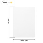Colored Vellum Paper 20 Sheets White beige 5 8x8 3 Printable Vellum Paper