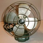 Vintage Bersted Mfg  Co  Zero 1250r Blade Portable Single Speed Fan Working