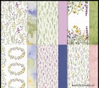 Dainty Flowers Designer Series Paper Dsp Stampin Up 12x12 Full Pack  2606