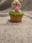 Vintage Russ Berrie Wind Up Bunny Basket Easter 2 75  Friends Forever Spring