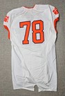 Clemson Tigers Football Jersey Mens 48 L White Game Worn Team Issued Nike  78