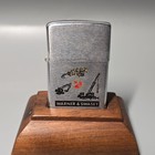 1974 Zippo Warner   Swasey Collectible Lighter With Box   Guarantee Insert
