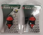 2-golf Score Caddys World Of Golf  With Key Chain  2 Pack  Value  