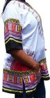 Womens White Dashiki Shirt African Blouse Top 100  Comfort Cotton