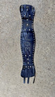 Antique 1960s 1950s Motorcycle Black Leather Metal Rivet Studded Kidney Belt Joe