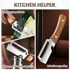 Wooden Multi Functional Vegetable Peeler For Kitchen Veggie Fruit Carrot Orange