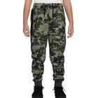 Nike Tech Fleece Camo Jogger Pants Size Large Youth Green Black  100