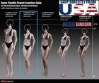 Phicen S24a 1 6 Girl Type Seamless Pale M Bust 10 9   For Obitsu Head Tbleague