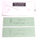 Lot Of 2 The Supremes 1969 Krnt Theater Iowa Unused Concert Ticket Diana Ross
