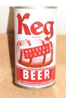 1970s Keg Beer  Pull Top Beer Can  By General  Los Angeles  California B o