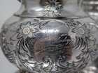Silver Anni  1896 Simpson Hall   Miller Quadruple Plate Tea Set Teapot Victorian