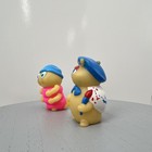 Vtg 1986 Glo Friends Lot Of 2 Glo Doodlebug Artist   Snugbug Hasbro Playskool 
