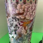 Chinese Cloisonn  -enamel Vases-set Of 2 With Stands-gorgeous 