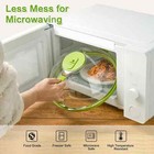 Microwave Splatter Cover For Food Protection  Clear Microwave Plate Lid