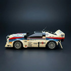 New Lancia Rally 037 Martini 1983 Monte Carlo Building Blocks Car Set Unbranded