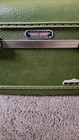 Vintage 60 s American Tourister Tiara Green Hardshell Train Case 