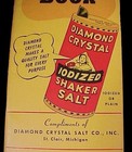 Diamond Crystal Salt 1940s Ledger Advertising Booklet Gift Vintage Collectible